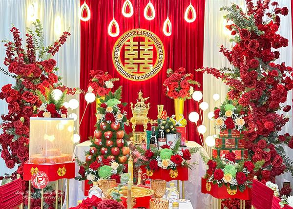 Mâm Quả Cưới Hỏi Trọn Gói Long Phụng – Đẹp Sang, Đúng Lễ, Trọn Tình