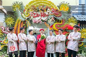 Trang Trí Gia Tiên - Gói Hoa Tươi  _ Cổng Rồng Phụng 