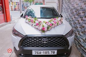 Cho Thuê Hoa Lụa Trang Trí Xe Cưới