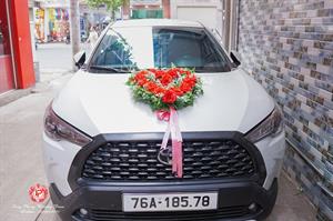 Cho Thuê Hoa Lụa Trang Trí Xe Cưới