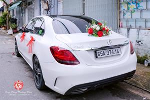 Cho Thuê Hoa Lụa Trang Trí Xe Cưới