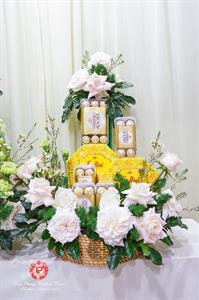 Mâm Quả  Cưới Hỏi - Gói 6 Quả Mâm Mây Tre Hiện Đại